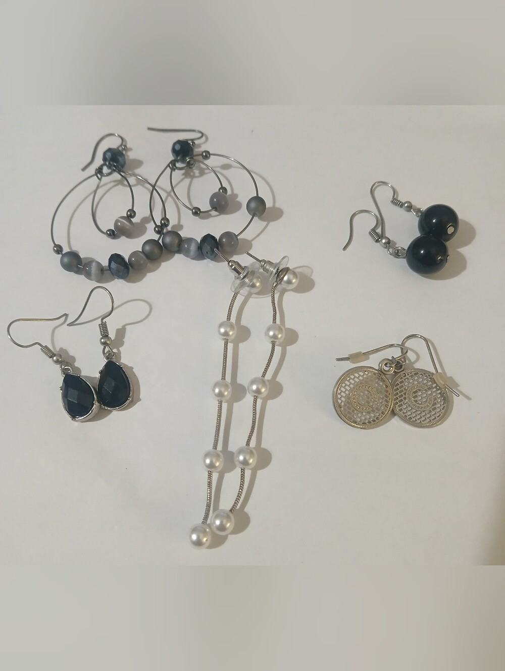 5 Pairs Dangle Earrings